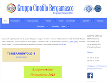 Tablet Screenshot of gruppocinofilobergamasco.it